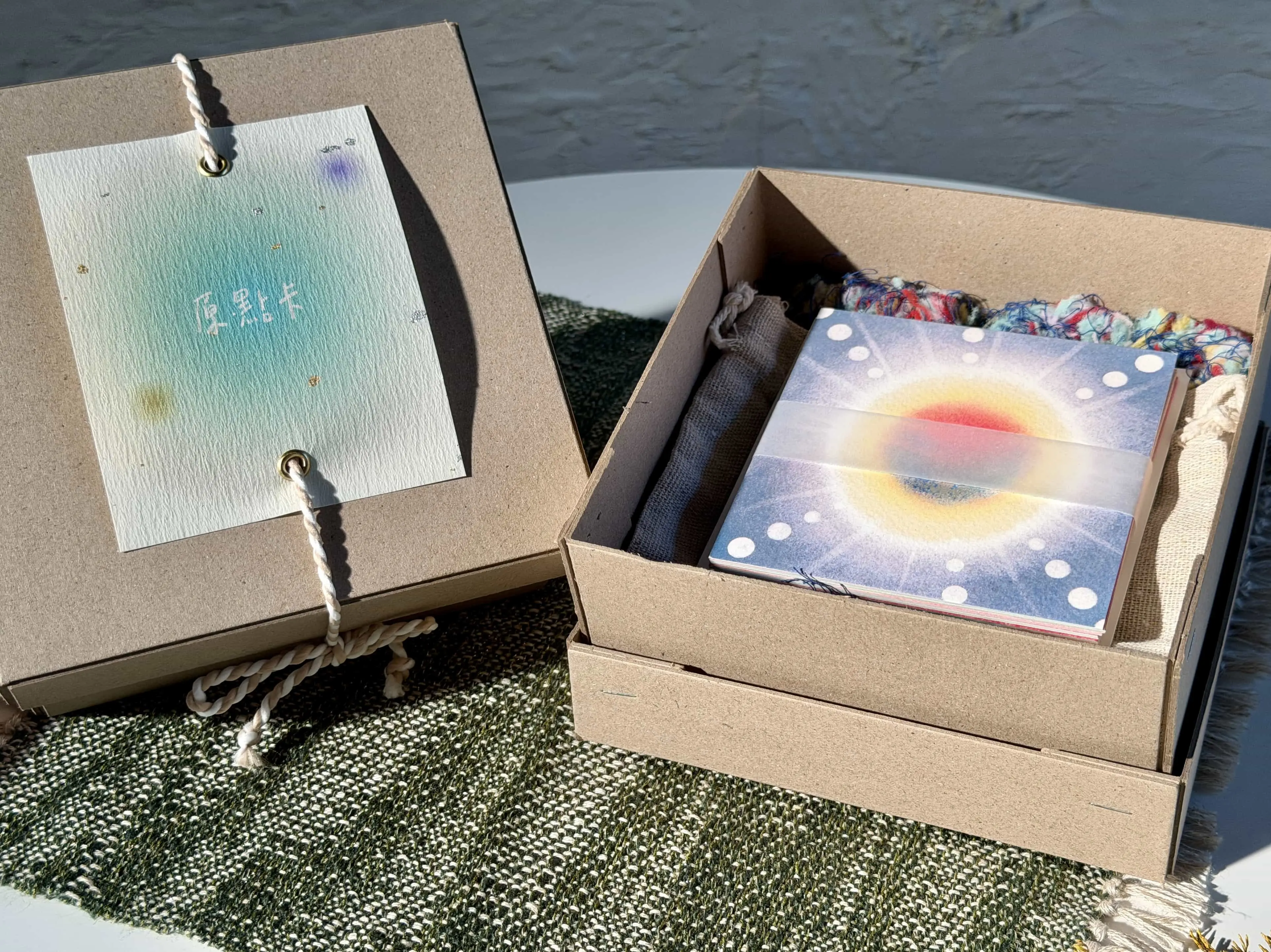 原點卡自我療癒牌卡禮盒開箱，環保紙盒與24張和諧粉彩心境卡